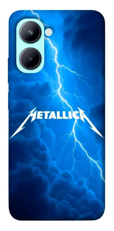 Чохол itsPrint Metallica thunder для Realme C33, музика, купити оптом з доставкою