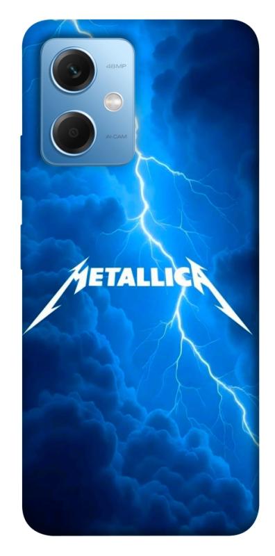 Чохол itsPrint Metallica thunder для Xiaomi Redmi Note 12 5G, музика, купити оптом з доставкою