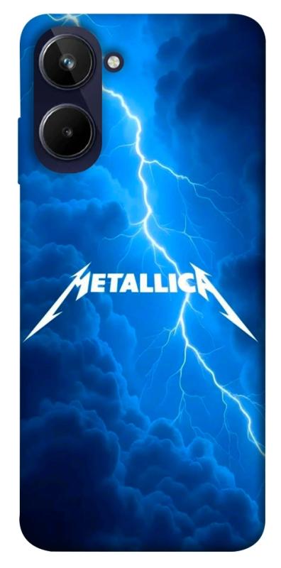 Чехол itsPrint Metallica thunder для Realme 10 4G, музыка, купить оптом с доставкой
