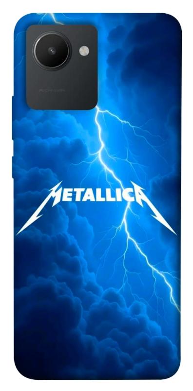 Чохол itsPrint Metallica thunder для Realme C30, музика, купити оптом з доставкою