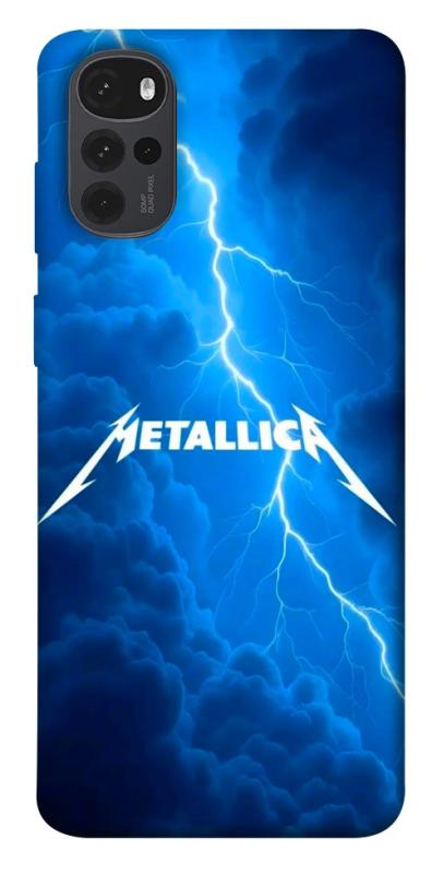 Чехол itsPrint Metallica thunder для Motorola Moto G22, музыка, купить оптом с доставкой