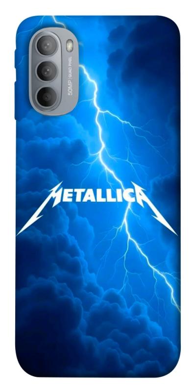Чохол itsPrint Metallica thunder для Motorola Moto G31, музика, купити оптом з доставкою