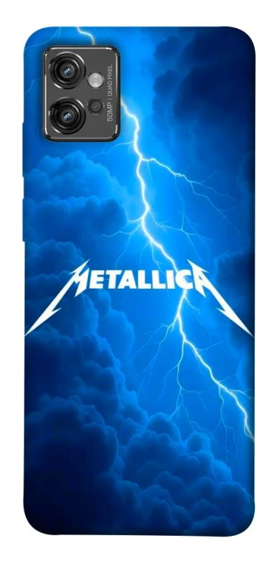 Чехол itsPrint Metallica thunder для Motorola Moto G32, музыка, купить оптом с доставкой