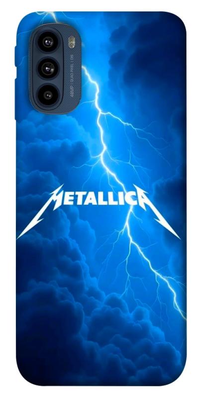 Чехол itsPrint Metallica thunder для Motorola Moto G41, музыка, купить оптом с доставкой