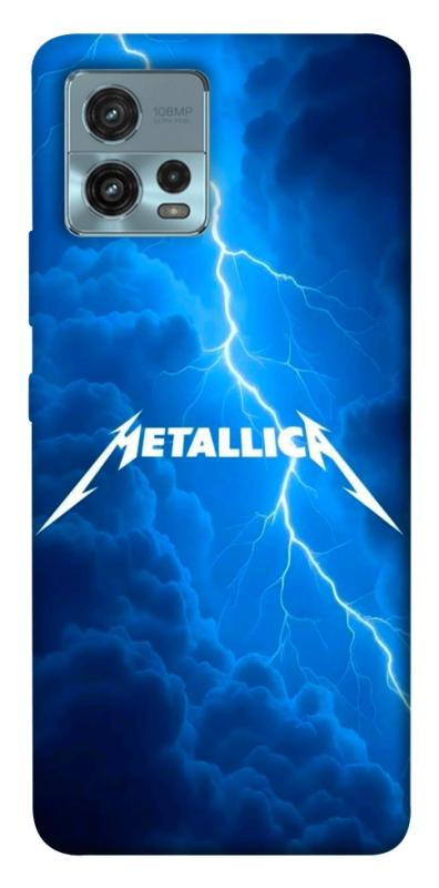 Чохол itsPrint Metallica thunder для Motorola Moto G72, музика, купити оптом з доставкою