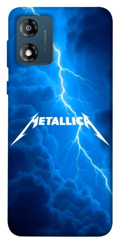 Чехол itsPrint Metallica thunder для Motorola Moto E13, музыка, купить оптом с доставкой