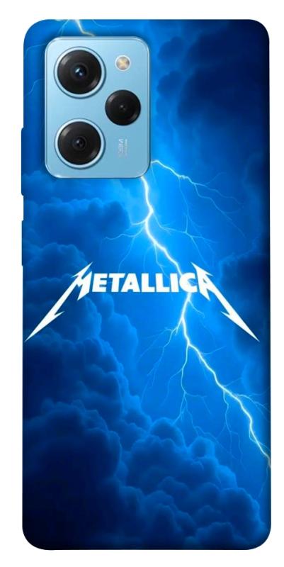 Чохол itsPrint Metallica thunder для Xiaomi Poco X5 Pro 5G, музика, купити оптом з доставкою