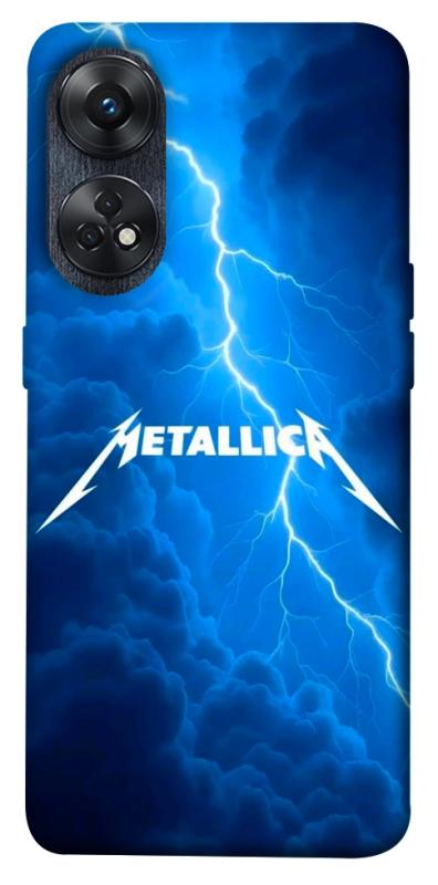 Чехол itsPrint Metallica thunder для Oppo Reno 8 T 4G, музыка, купить оптом с доставкой