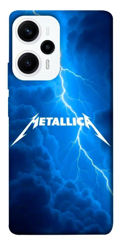 Чехол itsPrint Metallica thunder для Xiaomi Poco F5 / Note 12 Turbo, музыка, купить оптом с доставкой