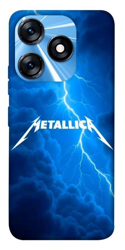 Чохол itsPrint Metallica thunder для TECNO Spark 10 Pro, музика, купити оптом з доставкою