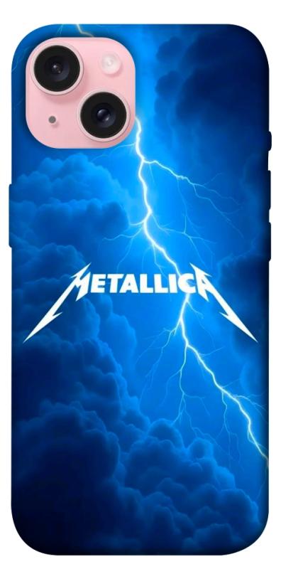 Чохол itsPrint Metallica thunder для Apple iPhone 15 (6.1"), музика, купити оптом з доставкою