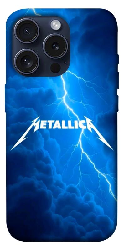 Чехол itsPrint Metallica thunder для Apple iPhone 15 Pro (6.1"), музыка, купить оптом с доставкой