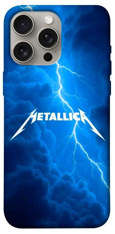 Чохол itsPrint Metallica thunder для Apple iPhone 15 Pro Max (6.7"), музика, купити оптом з доставкою