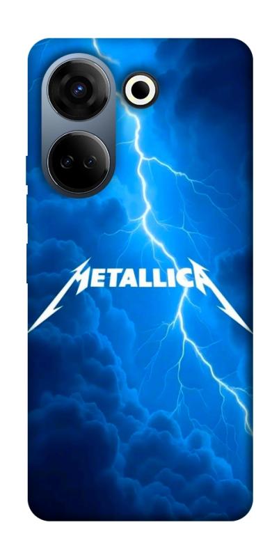 Чохол itsPrint Metallica thunder для TECNO Camon 20 Pro (CK7n), музика, купити оптом з доставкою