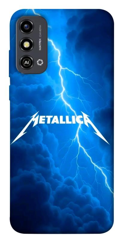 Чохол itsPrint Metallica thunder для ZTE Blade A53, музика, купити оптом з доставкою