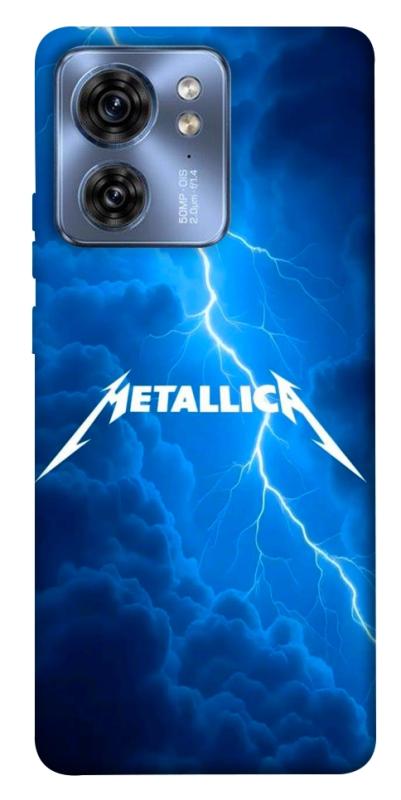 Чохол itsPrint Metallica thunder для Motorola Edge 40, музика, купити оптом з доставкою