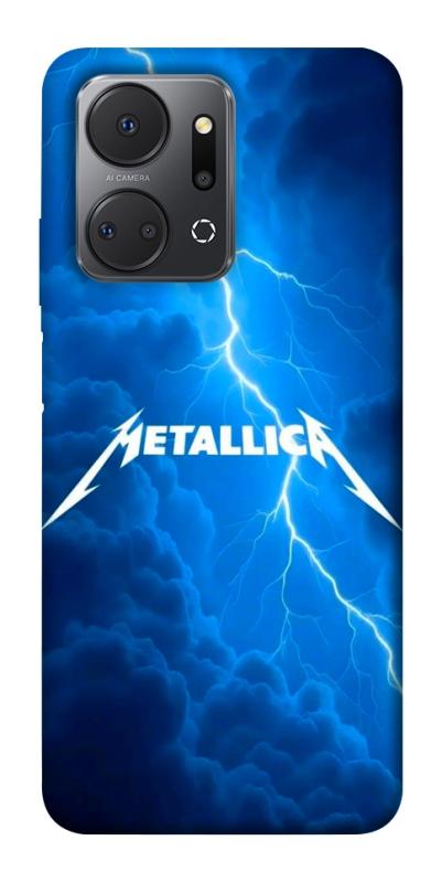 Чехол itsPrint Metallica thunder для Huawei Honor X7a, музыка, купить оптом с доставкой