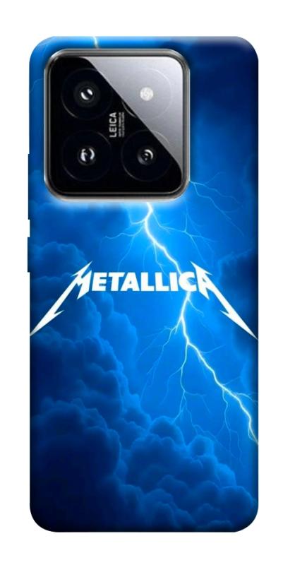 Чехол itsPrint Metallica thunder для Xiaomi 14 Pro, музыка, купить оптом с доставкой