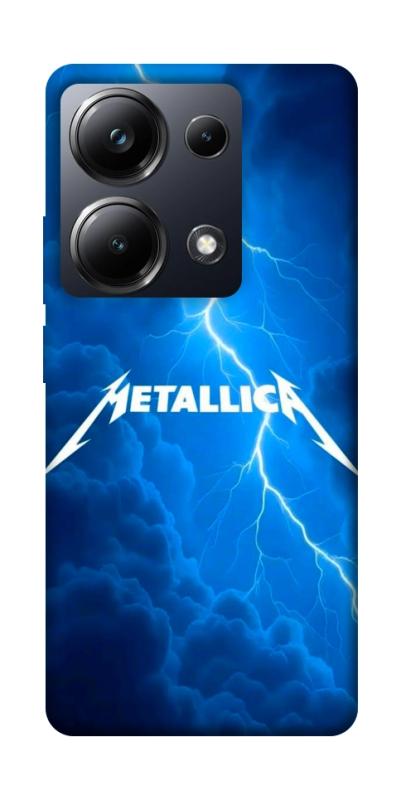Чохол itsPrint Metallica thunder для Xiaomi Redmi Note 13 Pro 4G, музика, купити оптом з доставкою