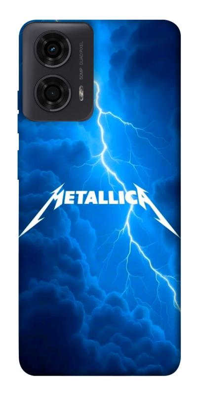 Чехол itsPrint Metallica thunder для Motorola Moto G24, музыка, купить оптом с доставкой