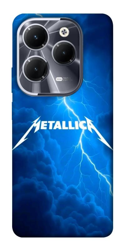 Чехол itsPrint Metallica thunder для Infinix Hot 40, музыка, купить оптом с доставкой