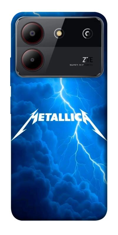 Чохол itsPrint Metallica thunder для ZTE Blade A54 4G, музика, купити оптом з доставкою
