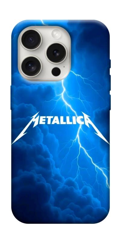 Чохол itsPrint Metallica thunder для Apple iPhone 16 Pro (6.3"), музика, купити оптом з доставкою