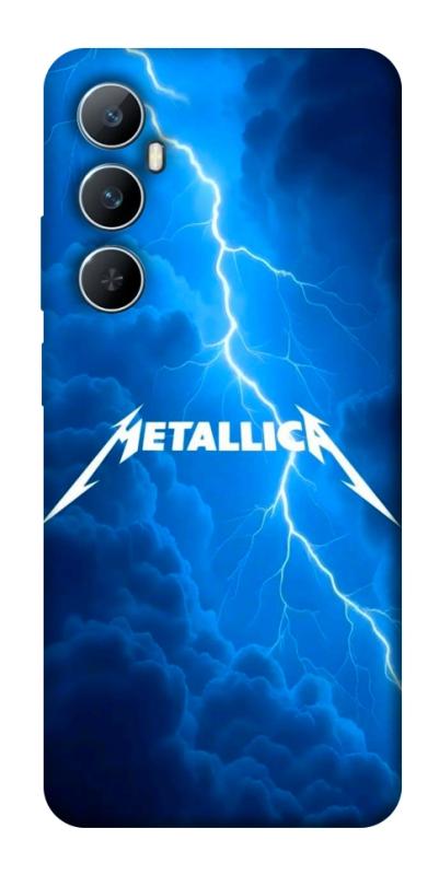 Чохол itsPrint Metallica thunder для Realme C65 4G, музика, купити оптом з доставкою