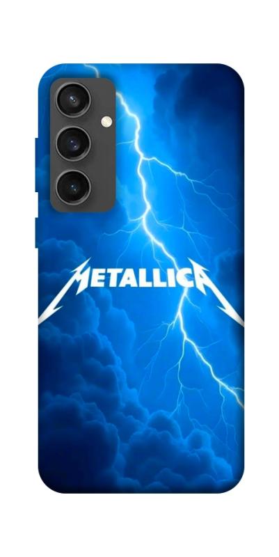 Чохол itsPrint Metallica thunder для Samsung Galaxy S24 FE, музика, купити оптом з доставкою