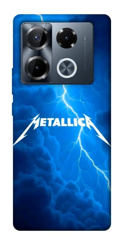 Чехол itsPrint Metallica thunder для Infinix Note 40 Pro 4G, музыка, купить оптом с доставкой