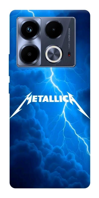 Чехол itsPrint Metallica thunder для Infinix Note 40 4G, музыка, купить оптом с доставкой