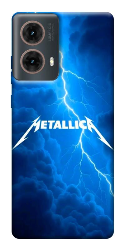 Чехол itsPrint Metallica thunder для Motorola Moto G85, музыка, купить оптом с доставкой