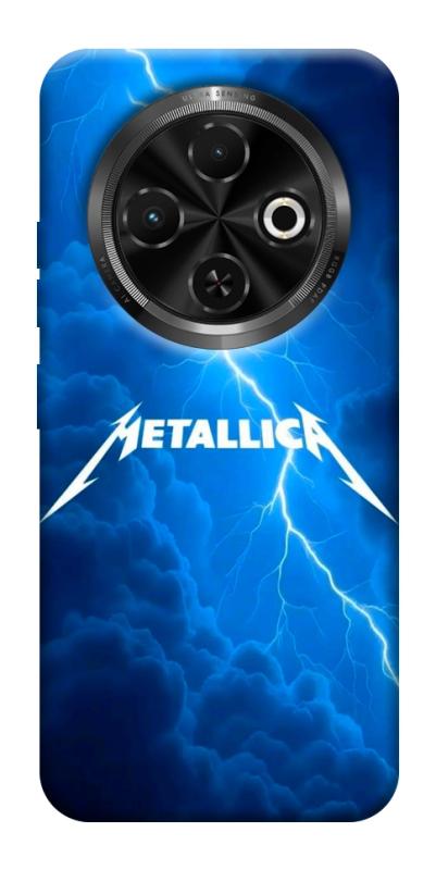 Чохол itsPrint Metallica thunder для TECNO Spark 30C, музика, купити оптом з доставкою