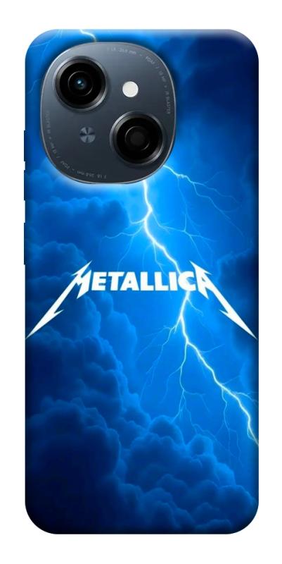 Чехол itsPrint Metallica thunder для TECNO Spark Go 1, музыка, купить оптом с доставкой