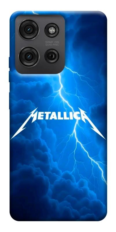Чехол itsPrint Metallica thunder для Motorola Moto G75 5G, музыка, купить оптом с доставкой