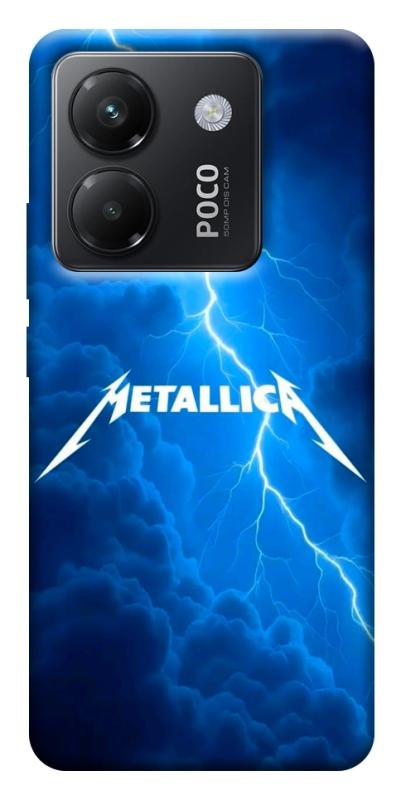 Чехол itsPrint Metallica thunder для Xiaomi Poco M7 Pro 5G, музыка, купить оптом с доставкой