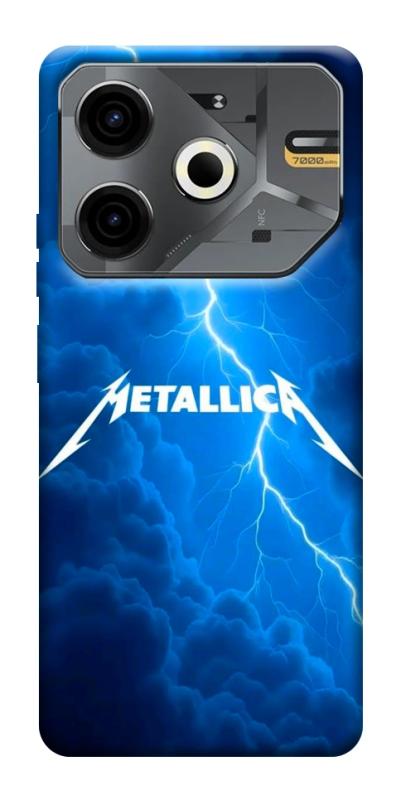 Чехол itsPrint Metallica thunder для TECNO Pova 6 Neo (LI6), музыка, купить оптом с доставкой