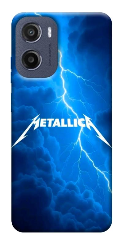 Чехол itsPrint Metallica thunder для Motorola Moto G05, музыка, купить оптом с доставкой