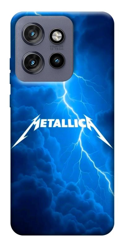 Чехол itsPrint Metallica thunder для Motorola Edge 50 Neo, музыка, купить оптом с доставкой