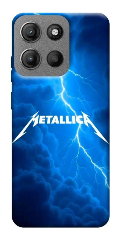 Чехол itsPrint Metallica thunder для Motorola Moto G15 4G, музыка, купить оптом с доставкой