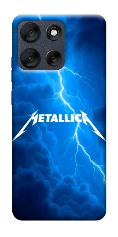 Чохол itsPrint Metallica thunder для Motorola Moto G56 5G, музика, купити оптом з доставкою