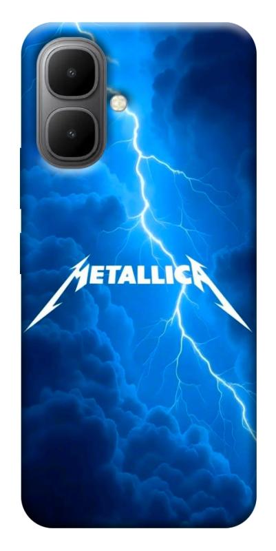 Чохол itsPrint Metallica thunder для Infinix Smart 10, музика, купити оптом з доставкою