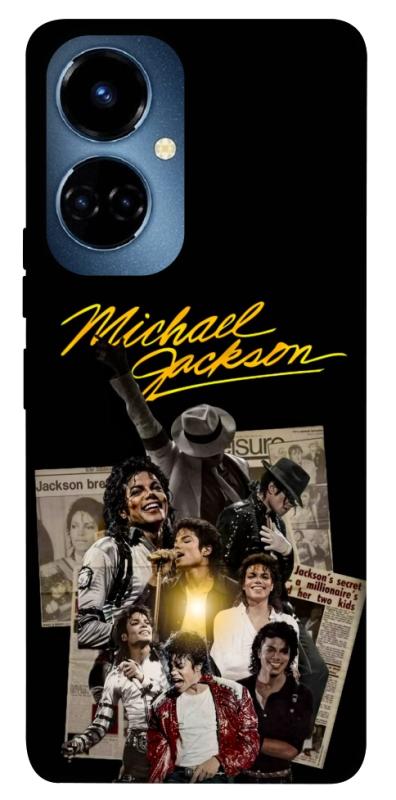 Чехол itsPrint Michael Jakson для TECNO Camon 19 (CI6n) / 19 Pro (CI8n), музыка, купить оптом с доставкой
