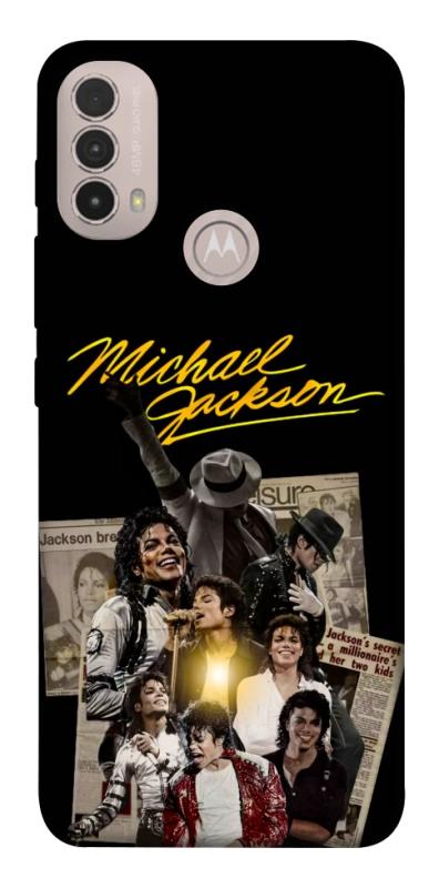 Чохол itsPrint Michael Jakson для Motorola Moto E40, музика, купити оптом з доставкою