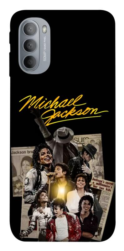 Чохол itsPrint Michael Jakson для Motorola Moto G31, музика, купити оптом з доставкою