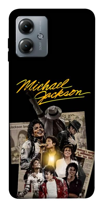 Чохол itsPrint Michael Jakson для Motorola Moto G14, музика, купити оптом з доставкою