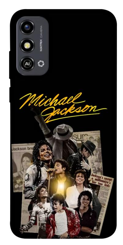 Чехол itsPrint Michael Jakson для ZTE Blade A53, музыка, купить оптом с доставкой