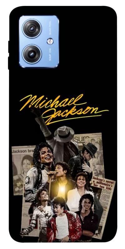 Чохол itsPrint Michael Jakson для Motorola Moto G84, музика, купити оптом з доставкою