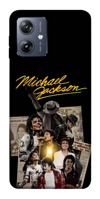 Чохол itsPrint Michael Jakson для Motorola Moto G54, музика, купити оптом з доставкою