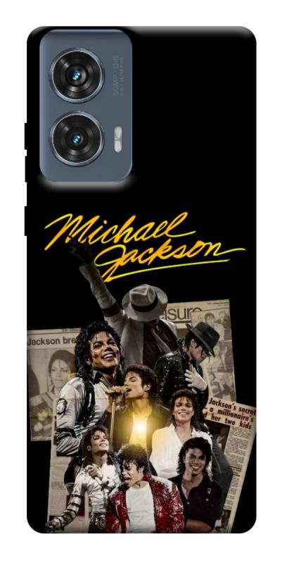 Чохол itsPrint Michael Jakson для Motorola Edge 50 Fusion, музика, купити оптом з доставкою